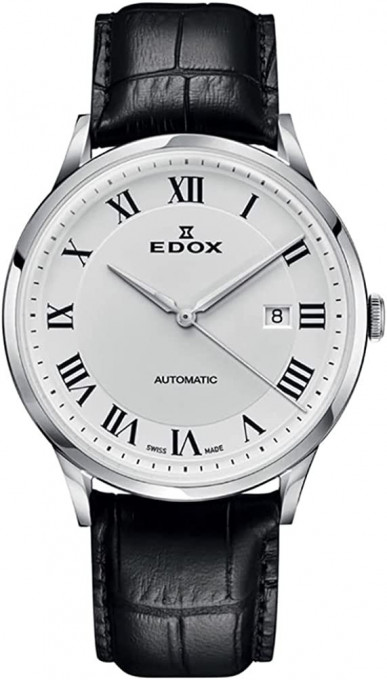 Edox Automatic Les Vauberts 80106-3C-AR - Men's Watch