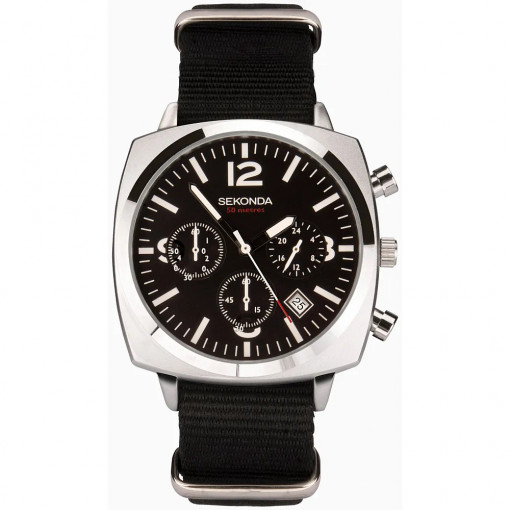 SEKONDA AIRBORNE CHRONOGRAPH - S-1989.00 - МЪЖКИ АНАЛОГОВ ЧАСОВНИК