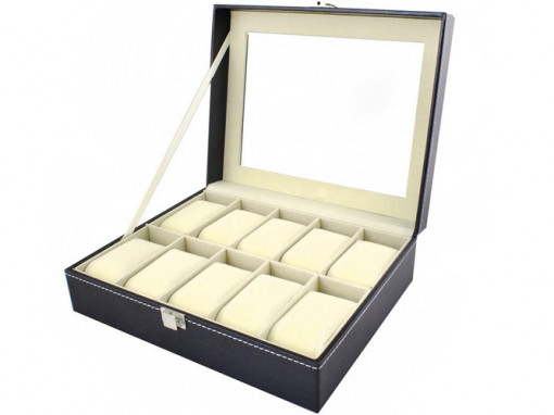 Watch storage box with 10 compartments - K00003
