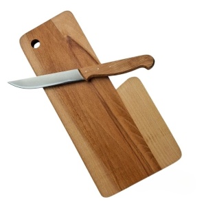 Compact Travel Set – Wooden Cutting Board and Knife - Img 5