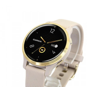 Garmin Venu 2S Light Gold Smart Watch - Img 3
