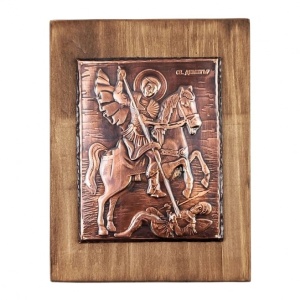 Handcrafted Icon of Saint Demetrius