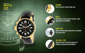 INVICTA I-FORCE 3330 - Мъжки часовник - Img 4