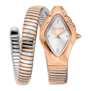 Just Cavalli Ferocious Two Tones RG Silver JC1L306M0075 - Women's Watch