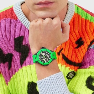 Philipp Plein Skeleton Royal Automatic PWPFA0624 - Мъжки часовник - Img 5