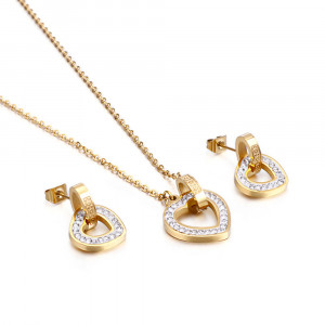 Set Women's Necklace and Earrings Lee Cooper LC.S.01049.120
