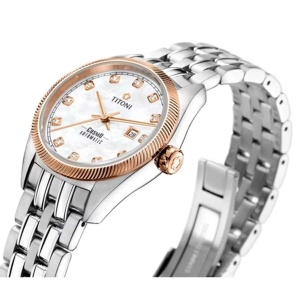 Titoni Cosmo Automatic 818SRG-622 - Дамски часовник - Img 4