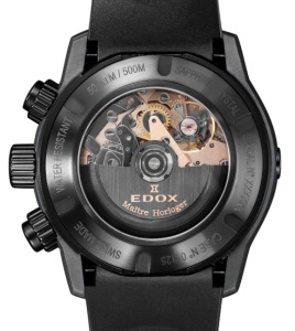 EDOX CO-1 Carbon Chrono Automatic 01125-CLNGN-NING - Мъжки часовник - Img 2