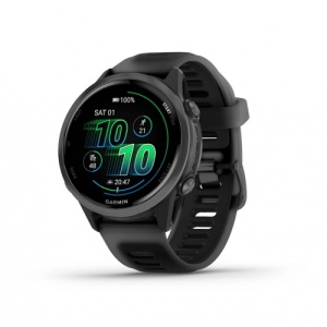Garmin Forerunner 570 - 42мм - Slate Grey Aluminium с Translucent Black/Black каишка - Смарт часовник