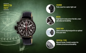 INVICTA I-FORCE 1517 - Мъжки часовник - Img 4