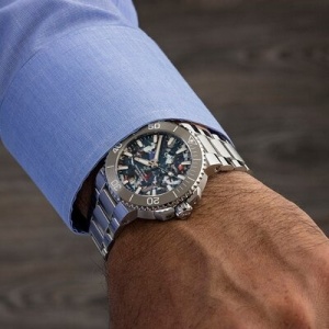 Oris Aquis Data Automatic 7766-4150-SET - Мъжки часовник - Img 7