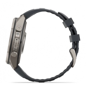 Garmin fēnix® 9 Pro - 47 мм Titanium с Graphite/Black силиконова каишка - Img 5