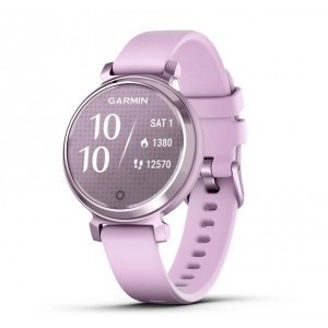Garmin Lily® 2, Metallic Lilac с Lilac силиконова каишка - Смарт часовник
