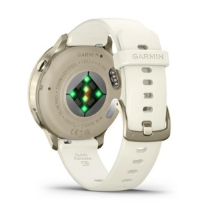 Garmin Venu® 4 - 41 мм, Lunar Gold с Bone силиконова каишка - Смарт часовник - Img 5