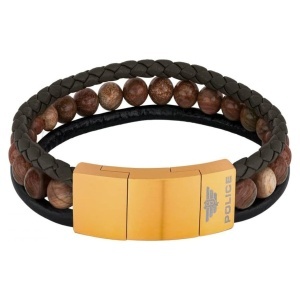 Police PJ26552BLK.06 - Men's Bracelet