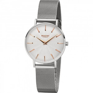 Regent Women's Analogue Quartz Watch with Stainless Steel Strap 12221052 - Дамски часовник - Img 1