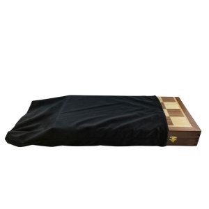 Velvet drawstring pouch for a 48/48 cm chess and backgammon box