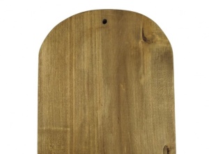 Wood-Carved Icon of Saint Mina in an Oval Shape - Img 6
