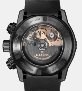 EDOX CO-1 Carbon Chrono Automatic 01125-CCN-GNO - Мъжки часовник - Img 2