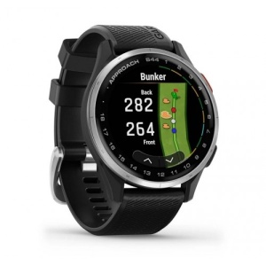 Garmin Approach® S44 - Silver Aluminium безел с Black силиконова каишка - Смарт часовник - Img 3