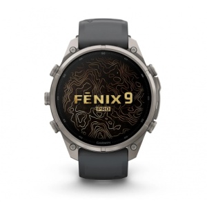 Garmin fēnix® 9 Pro - 47 мм Titanium с Graphite/Black силиконова каишка - Img 2