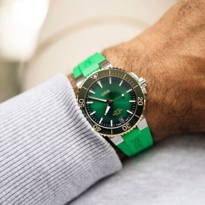 Oris Aquis Date Calibre 400 01-400-7769-4127-07-4-22-77FC - Мъжки часовник - Img 4