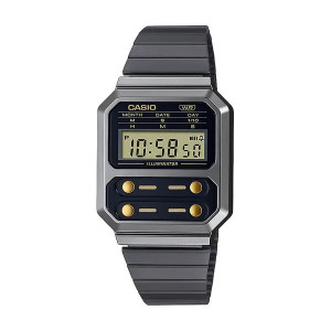 CASIO VINTAGE A100WEGG-1A2EF - Мъжки часовник - Img 1