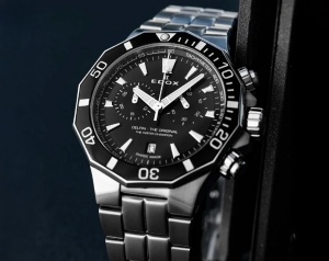 EDOX Delfin The Original Chrono 10112-3NM-NIN - Мъжки часовник - Img 3