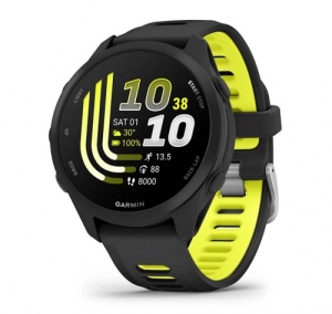 Garmin Forerunner 170 Black с Black/Amp Yellow каишка - Смарт часовник
