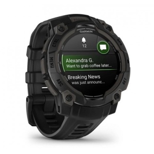Garmin Instinct® 3 – 45 мм AMOLED - черен с черна каишка - Img 3