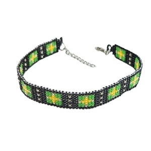Handmade Beaded Bracelet with Traditional Bulgarian Folk Patterns - Img 6