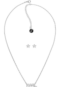 Karl Lagerfeld 5512307 - Дамски комплект колие и обеци