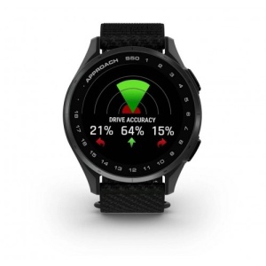 Garmin Approach® S50 - Slate Aluminium безел с Black ComfortFit Nylon каишка - Смарт часовник - Img 2