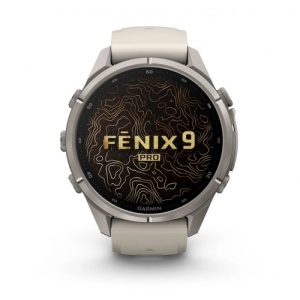 Garmin fēnix® 9 Pro - 43 мм Titanium с Fog Grey/Dark Sandstone силиконова каишка - Img 2