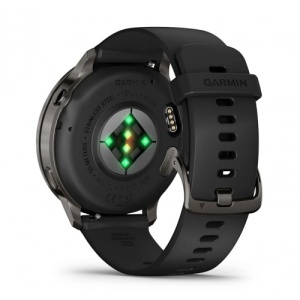 Garmin Venu® 4 - 45 мм, Slate с Black силиконова каишка - Смарт часовник - Img 5