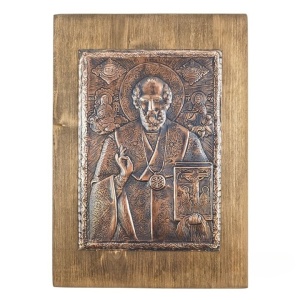 Handcrafted Icon of Saint Nicholas