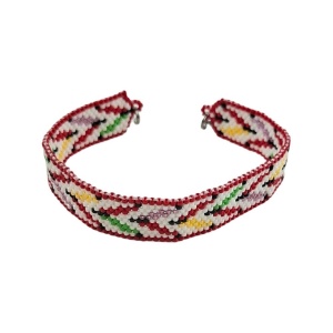 Handmade Beaded Bracelet with Traditional Bulgarian Folk Patterns - Img 3