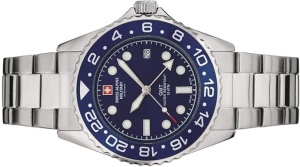 Swiss Alpine Military Master Diver GMT SAM7052.1135 - Мъжки часовник - Img 2