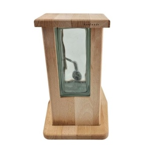 Wooden Rakia Dispenser with Glass Container - Img 4