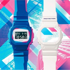 Casio G-Shock Limited Edition DWE-5600PR-2ER - Мъжки часовник - Img 4