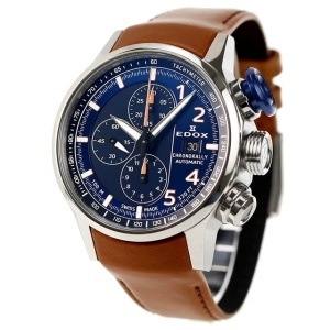 EDOX Chronorally Automatic 01129-TBUCBR-BUBR - Мъжки часовник - Img 2