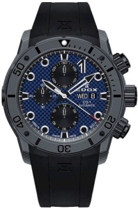 EDOX CO-1 Carbon Chrono Automatic 01125-CLNGN-BUNN - Мъжки часовник