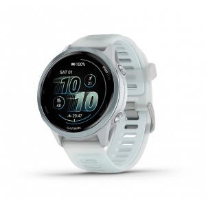Garmin Forerunner® 570 - 42мм - Cloud Blue Aluminium с Translucent Whitestone/Cloud Blue - Смарт часовник