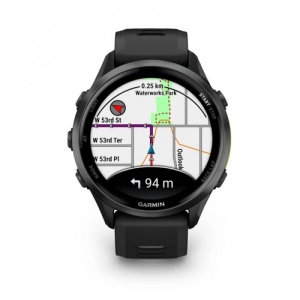 Garmin Forerunner® 970 - Carbon Grey DLC Titanium с Black корпус и Black/Translucent - Смарт часовник - Img 2