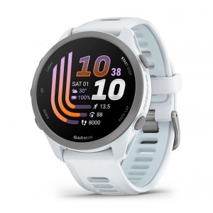 Garmin Forerunner 170 Whitestone с Whitestone/Cloud Blue каишка - Смарт часовник