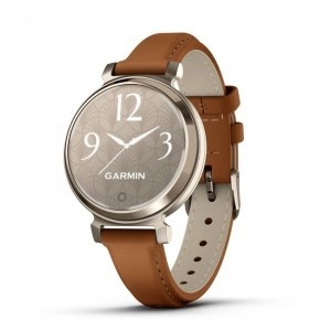 GARMIN Lily® 2 - Classic - Cream Gold With Tan Leather Strap