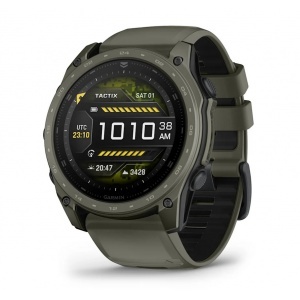 Garmin tactix® 8 – 51 мм, AMOLED - Включва Applied Ballistics Ultralight™ Solver и Olive Drab Cerakote® покритие - Смарт часовник