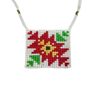 Handmade Beaded Necklace with Traditional Bulgarian Folk Patterns - Img 7