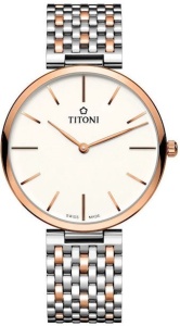 Titoni Slenderline Quartz TQ52718SRG606 - Мъжки часовник - Img 1