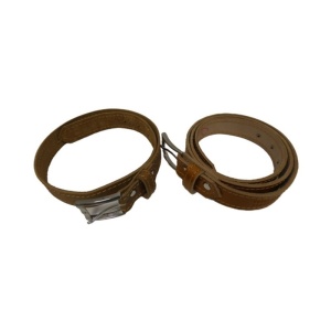 Women's Genuine Calfskin Box Leather Belt - Img 2